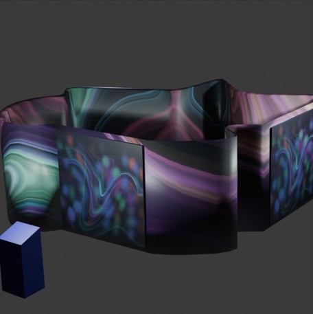 Image of the Synesthesia set up